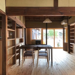 民家再生　桜井の民家　before after1